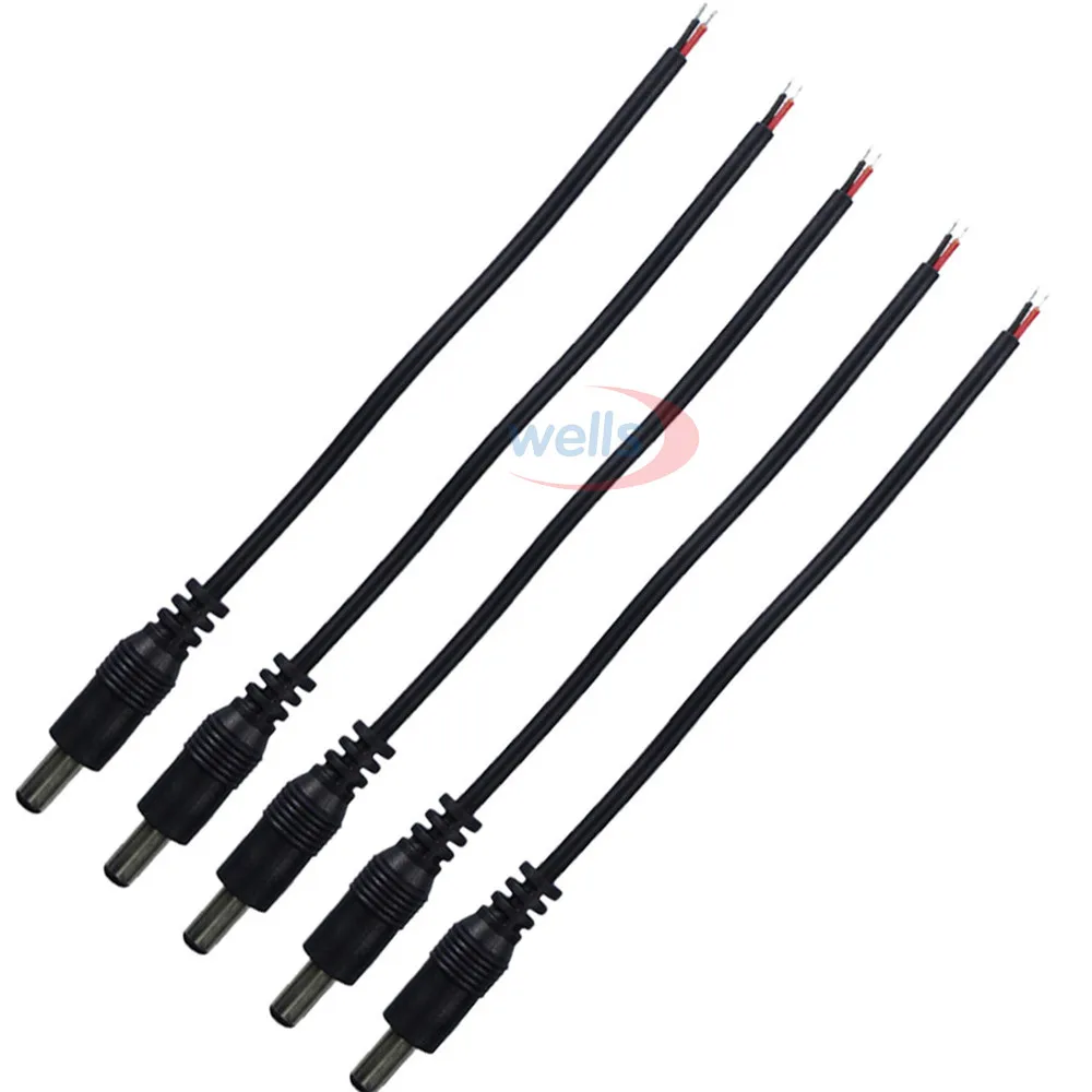 Светодиодный 1 шт. разъем DC мужской/женский 5 V 12 24 Светодиодные полосы света IP30 IP65 8