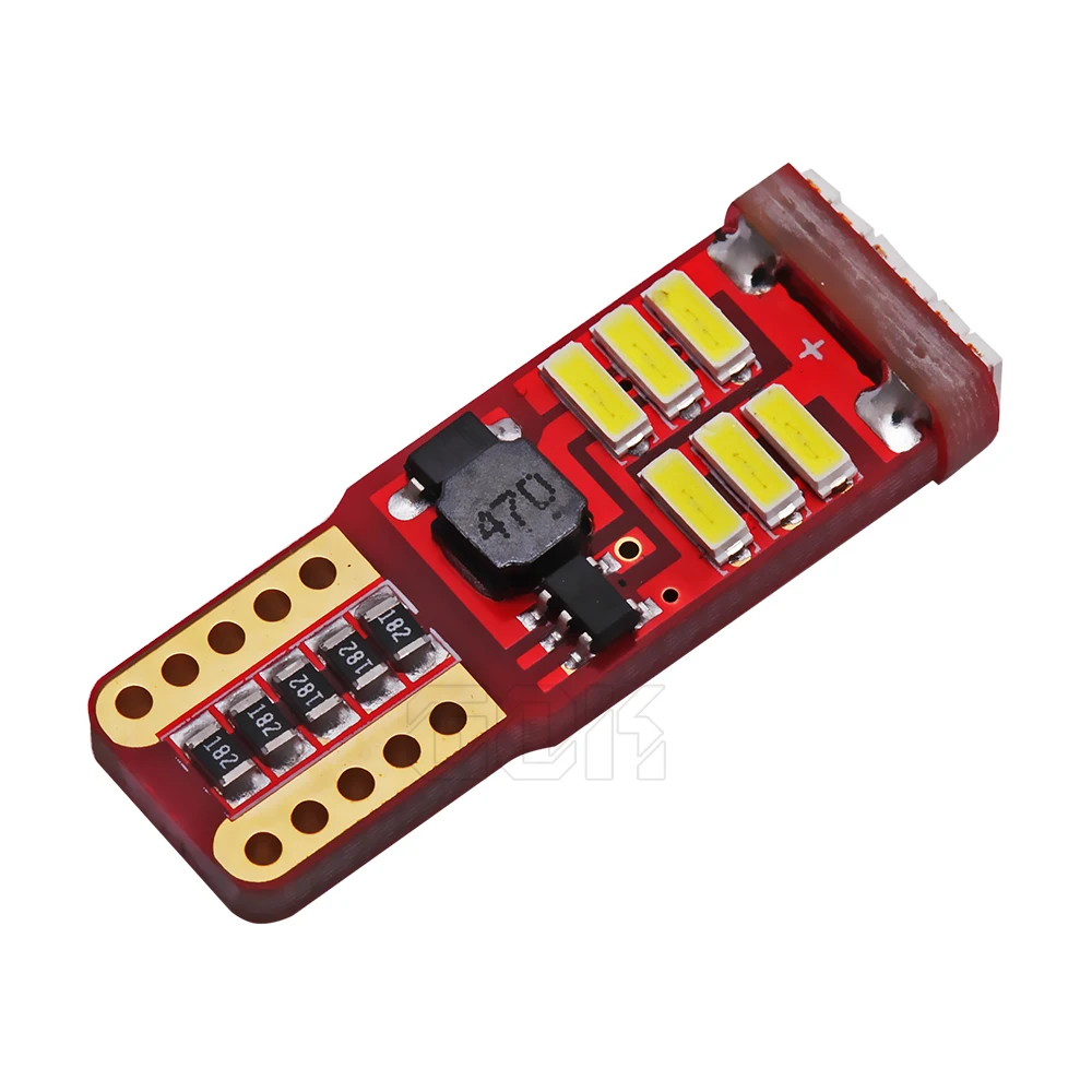 50 шт. T10 led canbus 18SMD 4014 Белый t10 Светодиодные Автомобильные клиновидные боковые