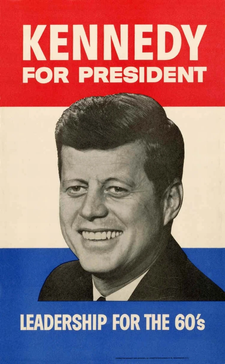 Газета сенатора Hohn F.Kennedy Ретро Винтажный Классический постер Картина на холсте