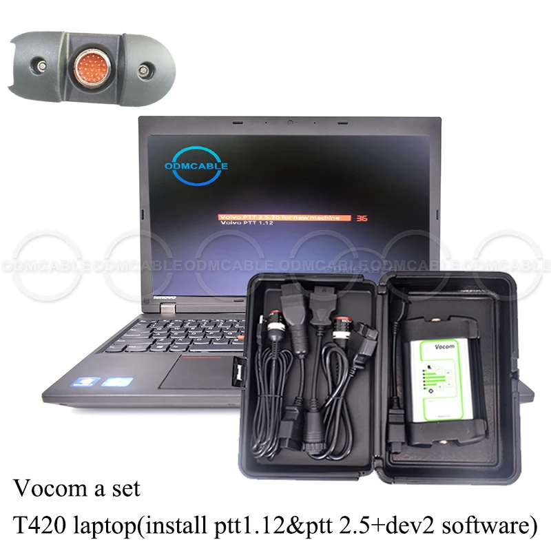 Ptt1.12 и ptt2.5 версия с dev2tool для volvo vcads vocom грузовик экскаватор автоматический