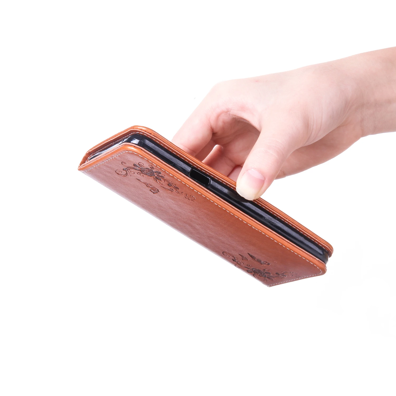 Чехлы для телефонов из искусственной кожи Samsung A5 роскошные откидные Кожаные