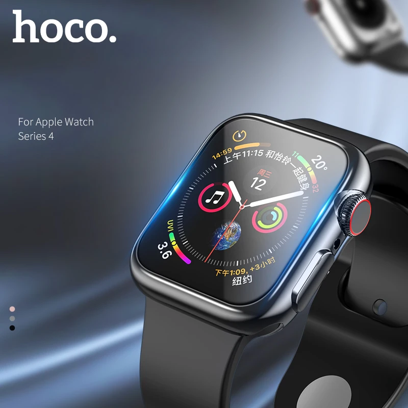 Мягкий чехол HOCO из ТПУ для Apple Watch series 4 защитный s 44 мм 40 с покрытием iWatch