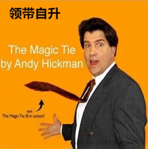 

The Magic Tie Magic Trick Deluxe Comedy Pop Up Neck Tie Rising Magic Trick Clown Joke Gag Men Gimmick Prop