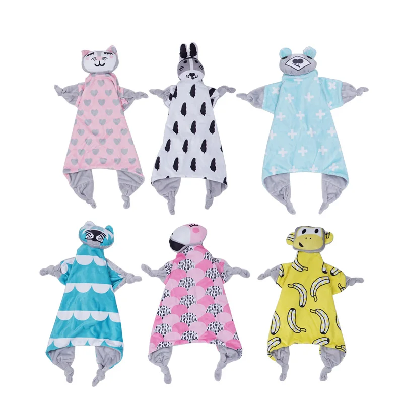 Educational Plush Toys Soothe Towel Newborn Baby Animal shape Infant Gift Soft Appease |