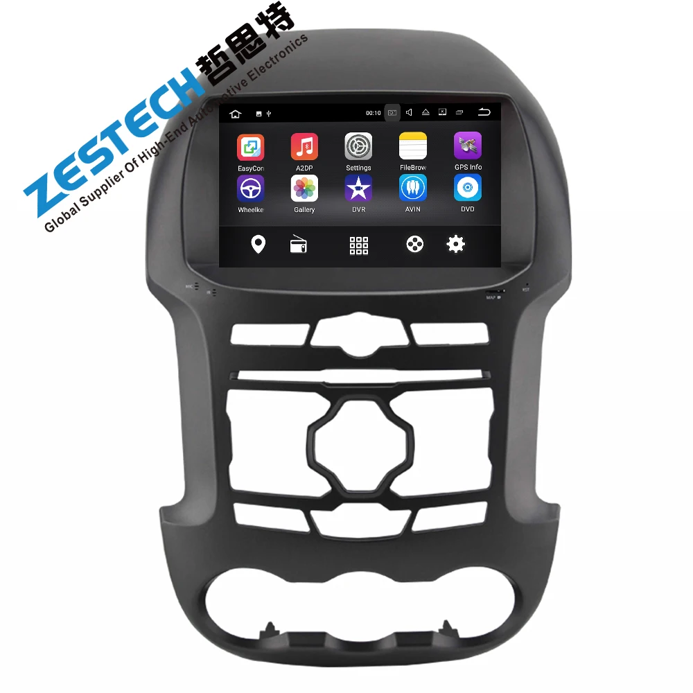 Автомобильный dvd плеер для Ford Ranger 2011 2014 8 дюймов android 7 1 с радио gps Wi Fi obd2 камерой 3g