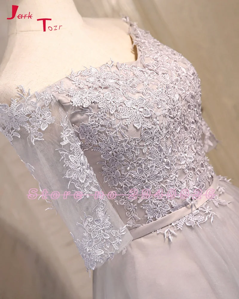 Jark Tozr на заказ кружевной вырез лодочкой выше колена короткие платья Junior Vestido 2019
