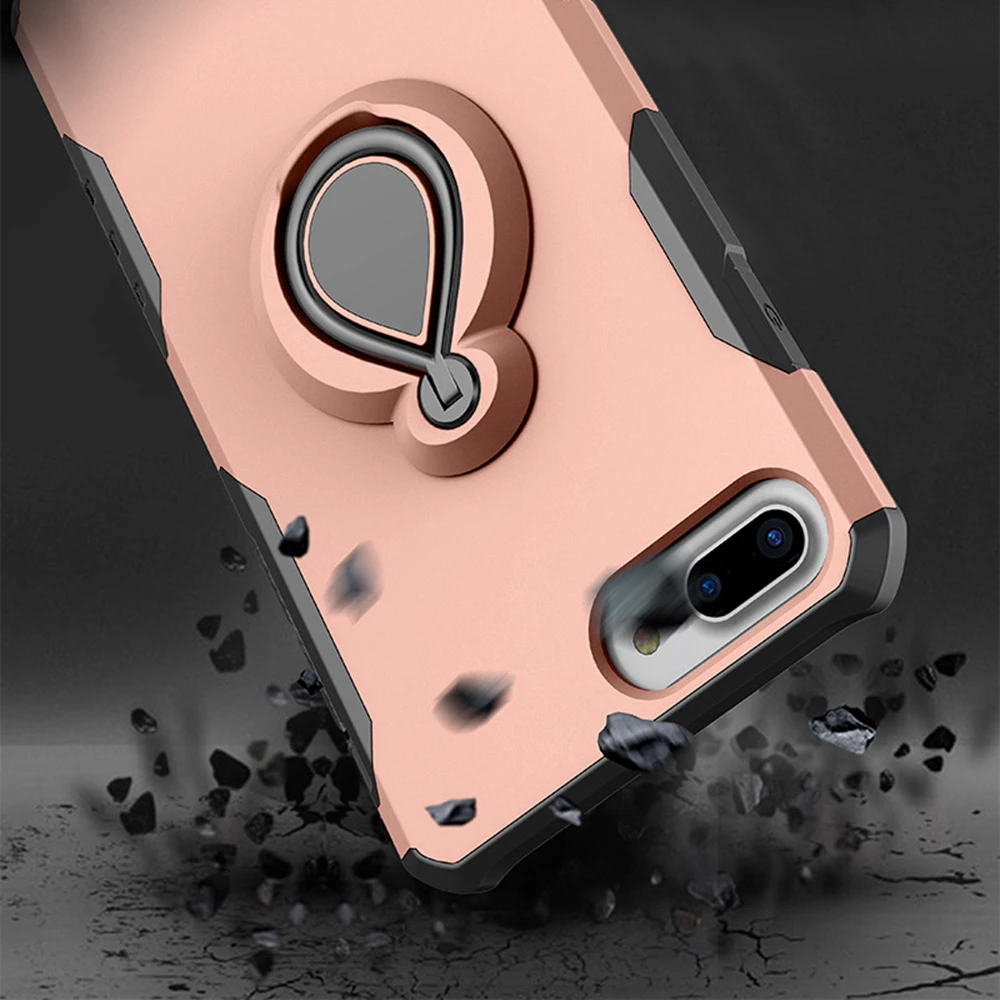 Противоударный чехол для телефона iPhone X XS Max XR палец кольцо магнитный держатель 7 8