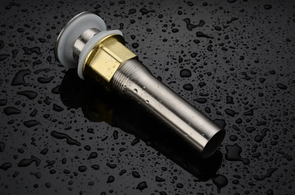 Бесплатная доставка слив бассейна с полированным хромом умывальник отделкой