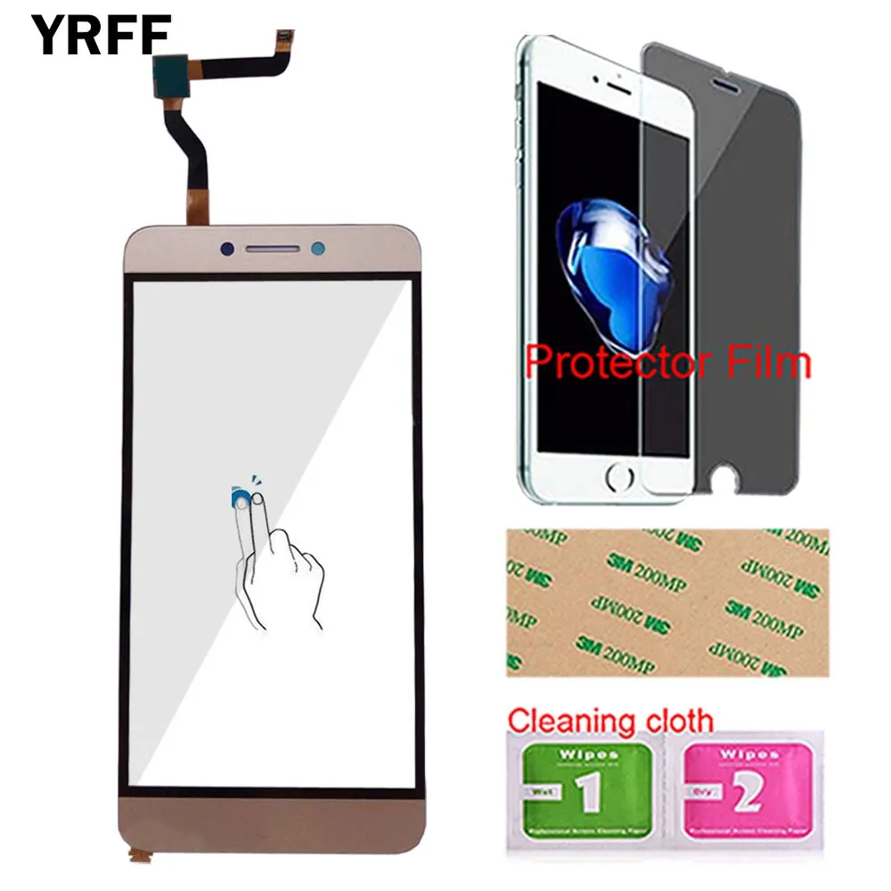 Gold No Tools Touch Screen Sensor For Letv LeEco Coolpad cool1 Cool 1 C106 Touch Screen Digitizer Touch Glass Digitizer Tools Protector Film - Цвет: Gold No Tools