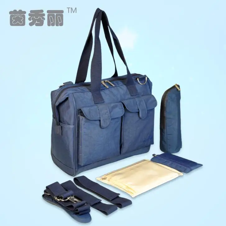 Роскошные сумки для детских подгузников модные большие вместительные мам