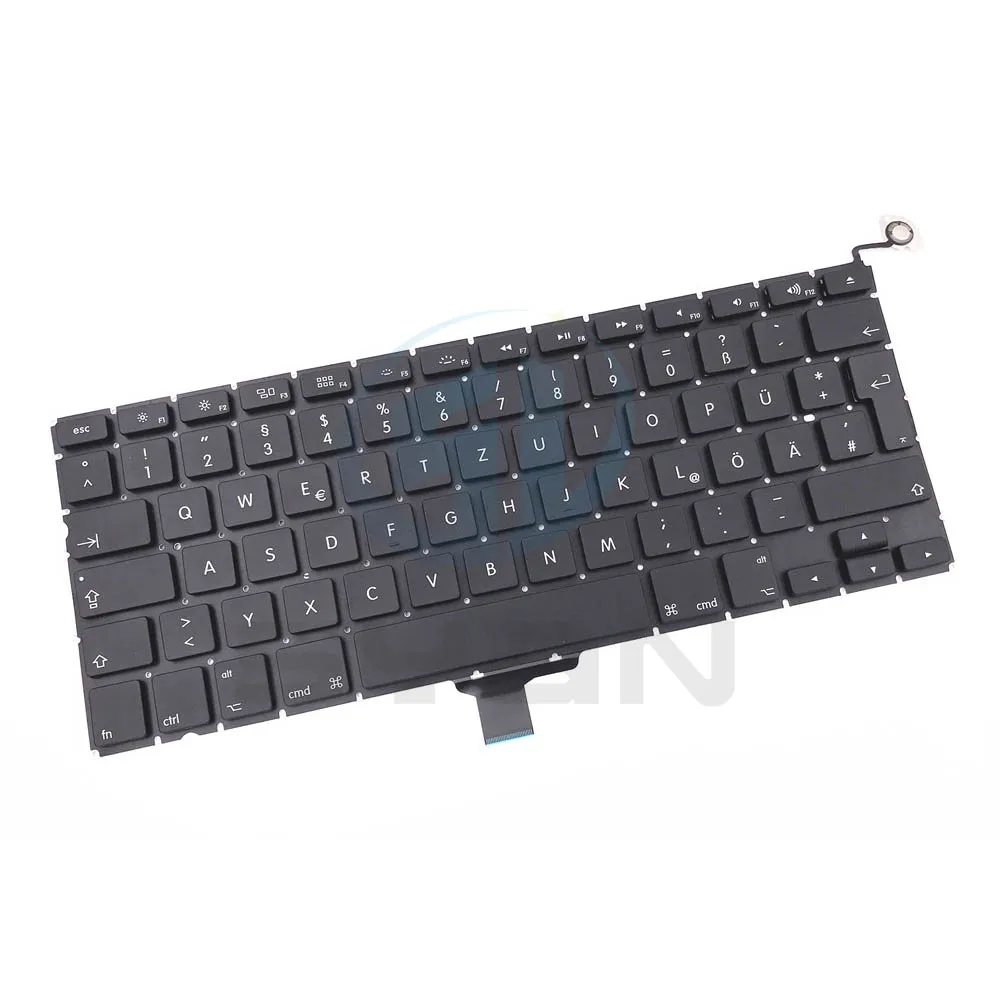Немецкая клавиатура A1278 с подсветкой для ноутбука Macbook pro 13 3 дюйма MD101 MD 102