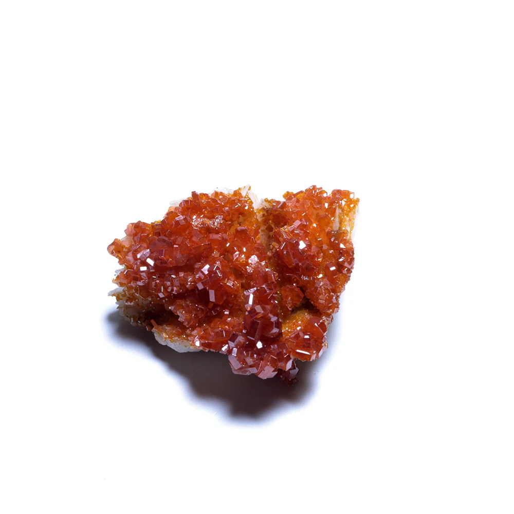 Тонкий натуральный ванадинит Feldspar минеральный образец кристалла кварца коллекция 22,6 г