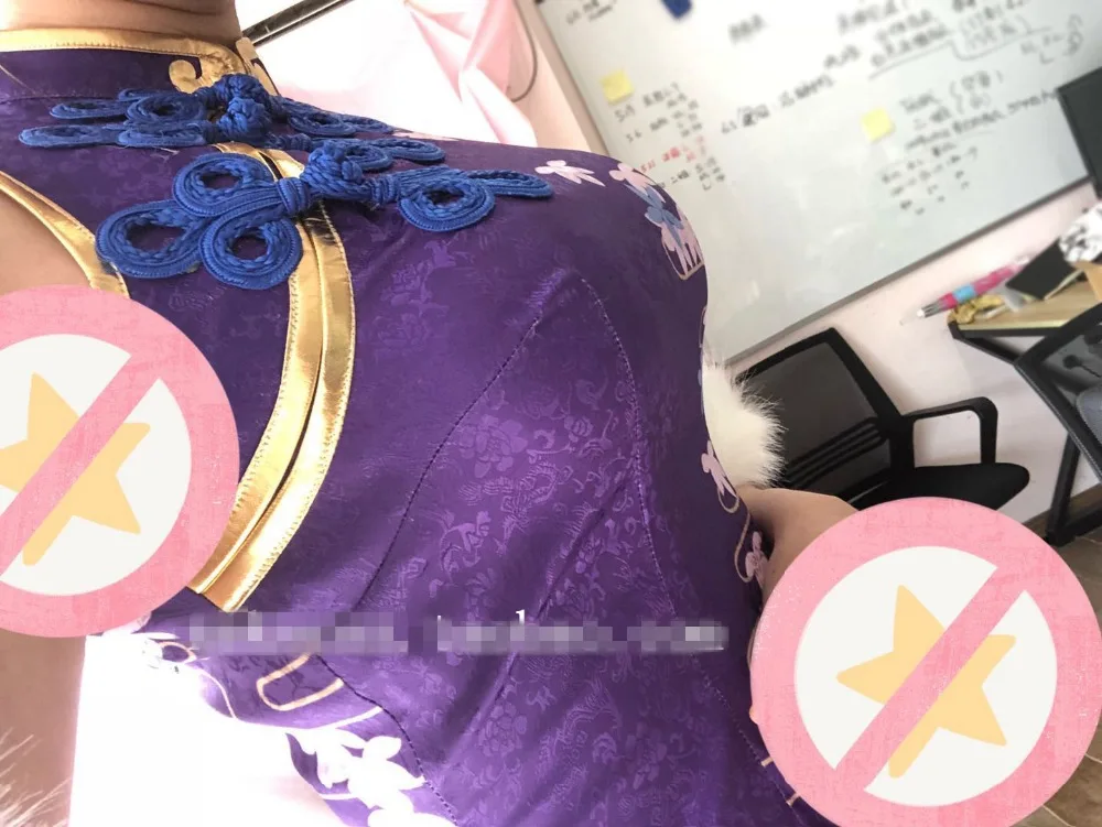 Raikou Minamotono FGO Косплей Fate/Grand Order Raikou костюм-Чонсам для косплея 2-е юбилейное Платье можно подгонять