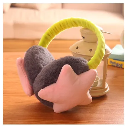 Новые зимние меховые наушники унисекс для женщин теплые подарки девочек и