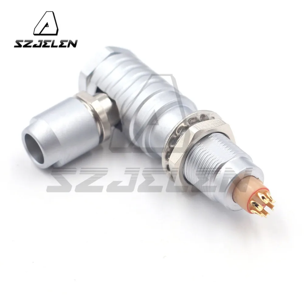 Прямой угол 0B 6Pin Push-Pull разъем FHG/яйцо Автоматизация электрическое оборудование