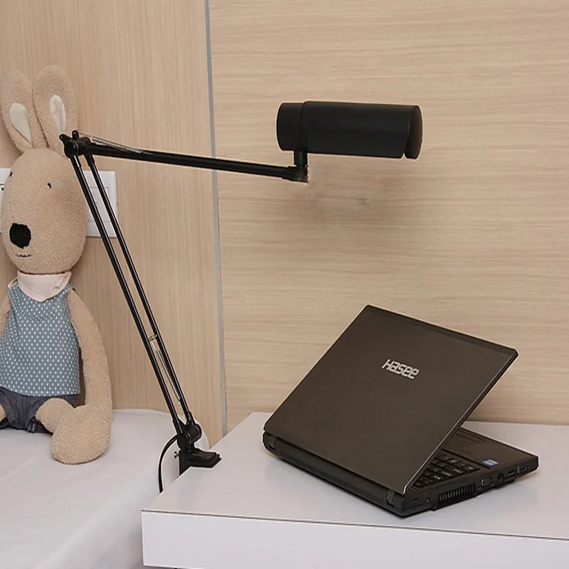 

Europe and the United States long arm folding desk lamp clip office LED table lamp flexible LED table lamp LED reading lamp