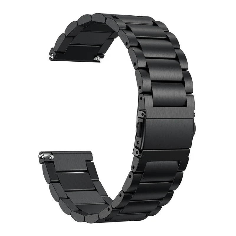 Black Hangrui ремешок для часов из нержавеющей стали для Fitbit Versa Замена ремешка Металлический Браслет для Fitbit Versa Lite браслеты - Цвет: Black