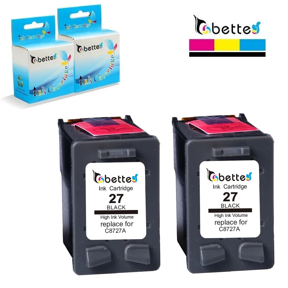 Картридж чернильный 2PK BETTE для HP 27 hp Officejet 4211 4212 4215 4219 4251 4252 4255 4256 Deskjet 5650 5650v 5650w |