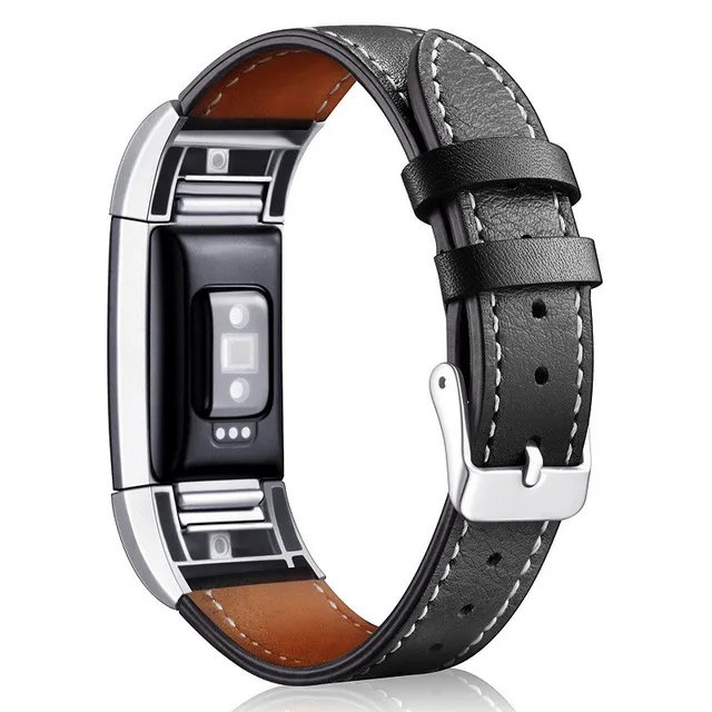 Сменный ремешок из натуральной кожи для часов Fitbit Charge 2 Браслет С