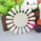 Набор круглых гель-лаков для нейл-арта, 10 шт., 180 типсов