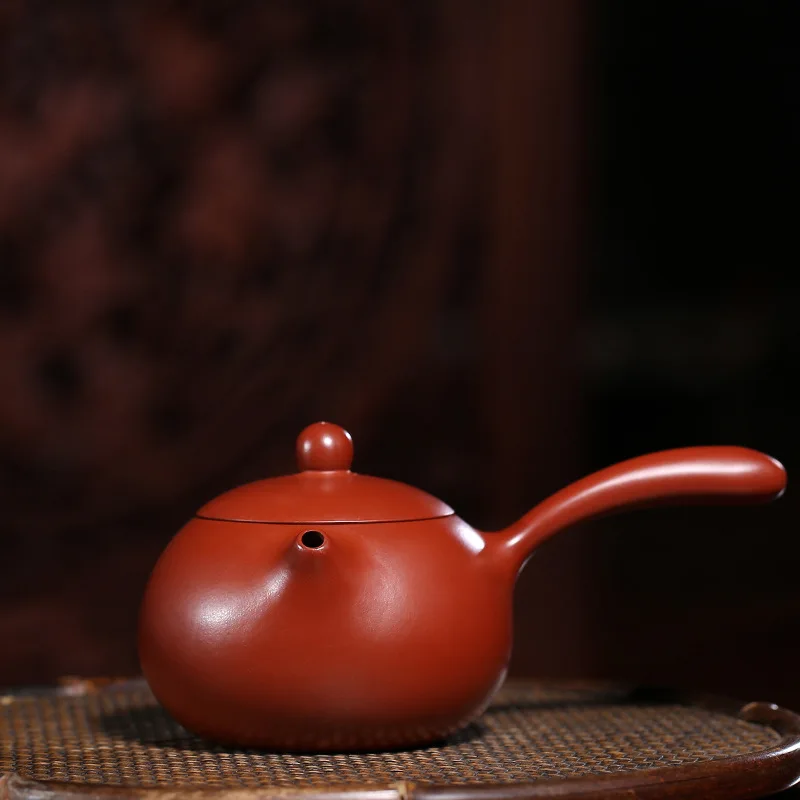 Yixing recommended quality goods manual undressed ore dahongpao Tang Yu xi shi pot teapot kung fu tea tea set gift