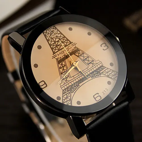 YAZOLE Эйфелева башня Кварцевые часы для женщин Дамский бренд известный женские