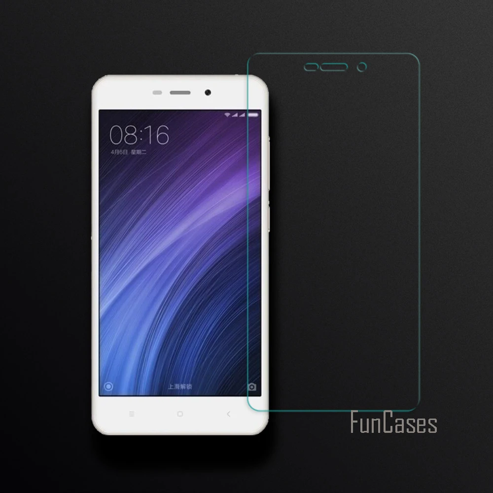 Закаленное стекло для Xiaomi Redmi 4A Защитная пленка 2.5D закругленные края экрана 4 a