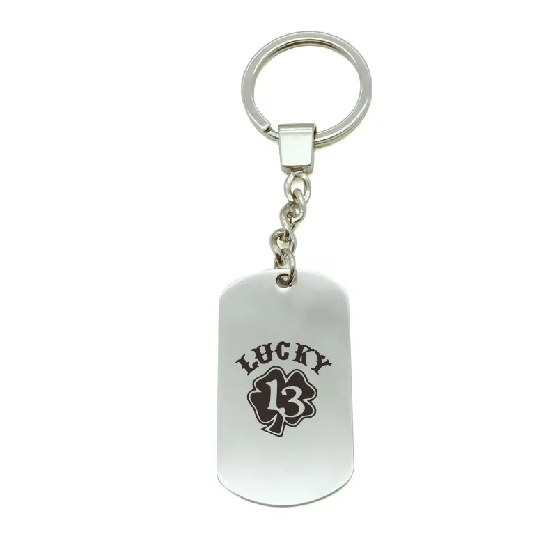 1 шт. LUCKY 13 Клевер шамрок автомобильный брелок пентаграмма металлический брелок аксессуары для мотоциклов Автомобильный Стайлинг