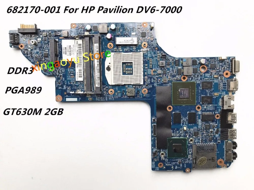 Материнская плата для HP DV6 DV6-7000 W/630M2GB 682170-001 100% протестирована ОК | Компьютеры и