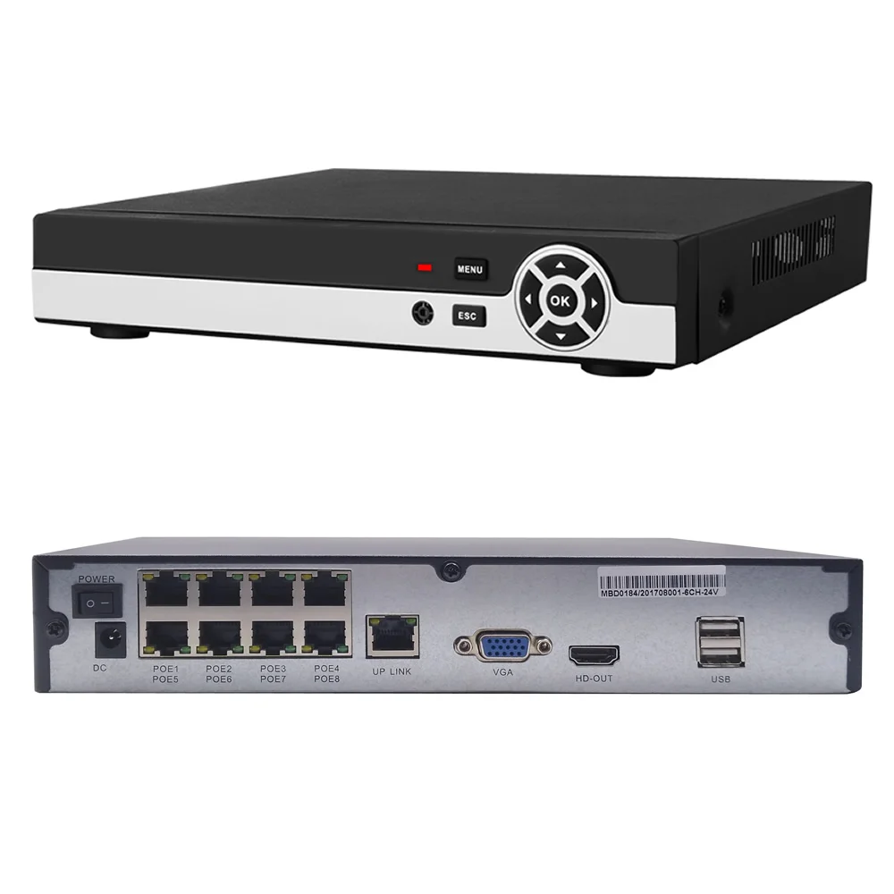8CH система безопасности 1080P наружная внутренняя IP камера CCTV Система HDMI 2MP