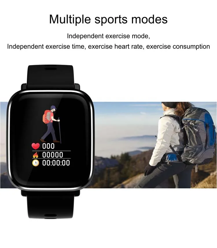 MOMOTS Q58S полностью умные часы с сенсорным экраном монитор сердечного ритма фитнес-трекер Водонепроницаемый женский мужской спортивный браслет длительный режим ожидания