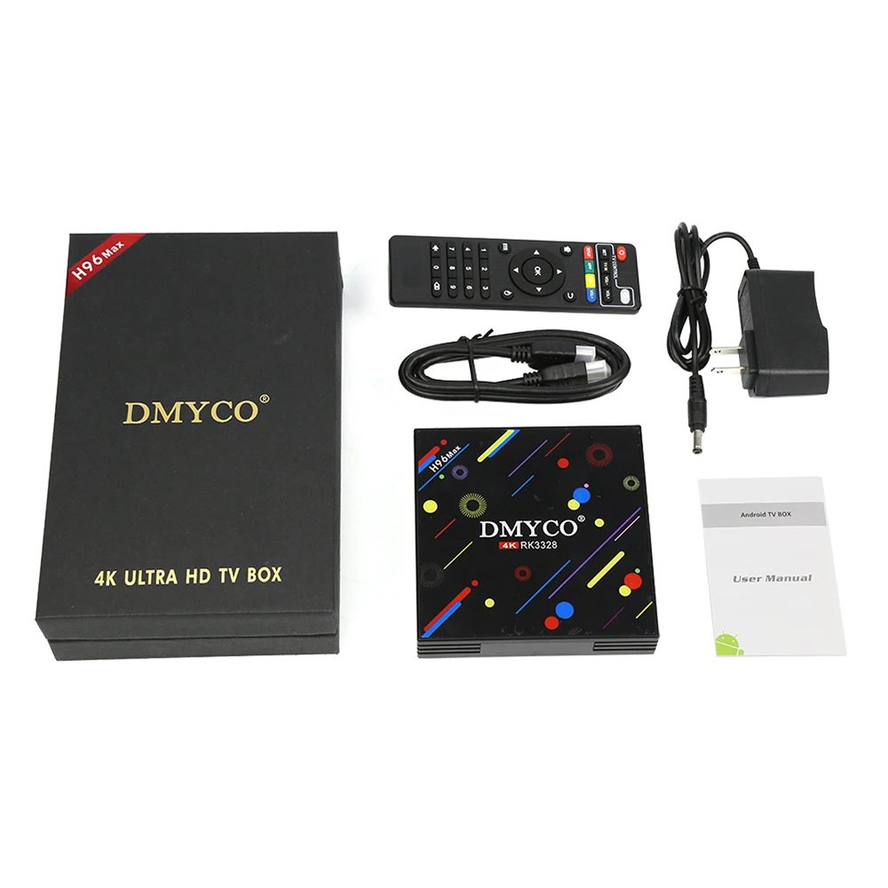2019 Europe Arabic France Subscription H96 Max H2 Android 7.1 TV Box 4GB 64GB RK3328 Quad Core 4K Smart Set-Top Media Player | Электроника