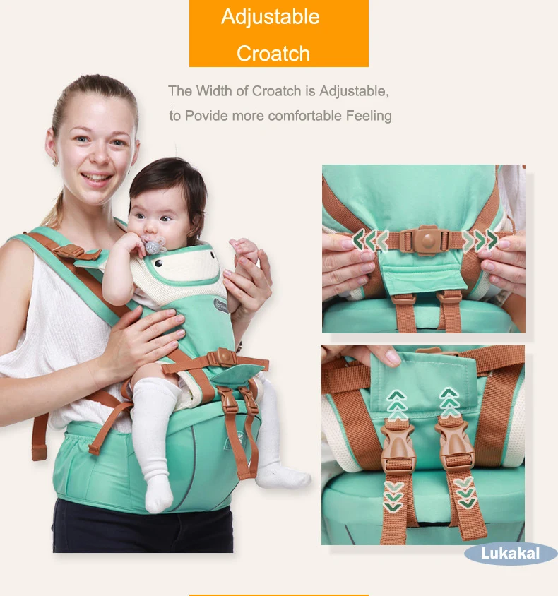 Дизайн Hipseat Рюкзак-кенгуру 1 м 6 м 12 м 36 м Уход за кожей лица к Уход за кожей лица младенческой Слинг хлопок обёрточная бумага для новорожденных детей Детские kangroo