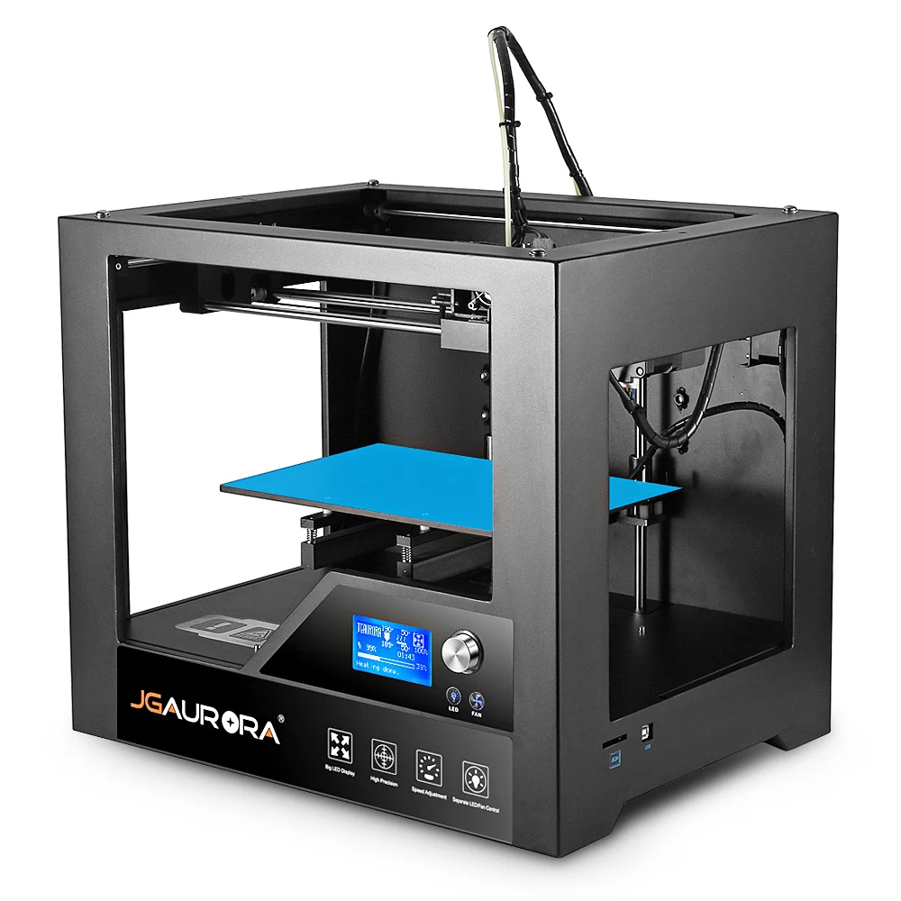 JGAURORA Z 603S 3d принтер полная металлическая рамка с подогревом кровать высокая