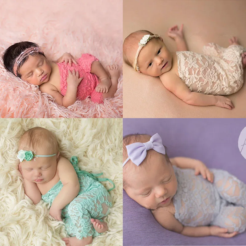 2017 Детские Кружево реквизит Высокая Талия Штанишки для малышей новорожденных
