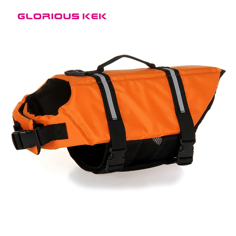 Спасательный жилет для домашних питомцев удобная и безопасная однотонная