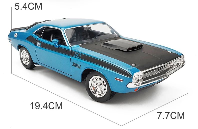 Высокое качество 1:24 Dodge Challenger сплав модель автомобиля, расширенная коллекция и подарок мускул Модель автомобиля украшения