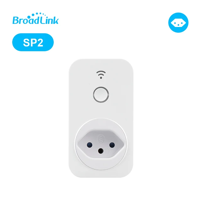 Розетка типа N бразильская версия BroadLink SP2 умная Wi Fi вилка таймер 16A умный дом