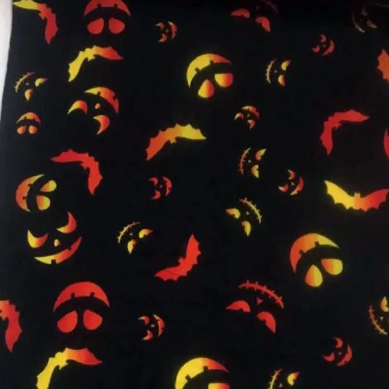 Хорошо 4 Сторона стрейч хлопок/лайкра трикотажные молочного шелка Faric Little Devil