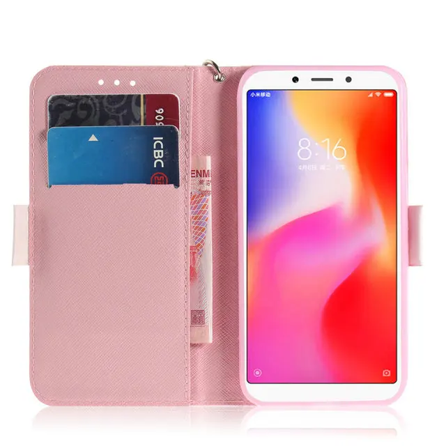 Чехол для Redmi Note 8 Pro, защитный чехол для Xiaomi Redmi 6A, чехол-кошелек, откидная крышка для Redmi7 6 A 7A A7 K20, чехол для Redmi Note 7, чехол Redmi6 A6