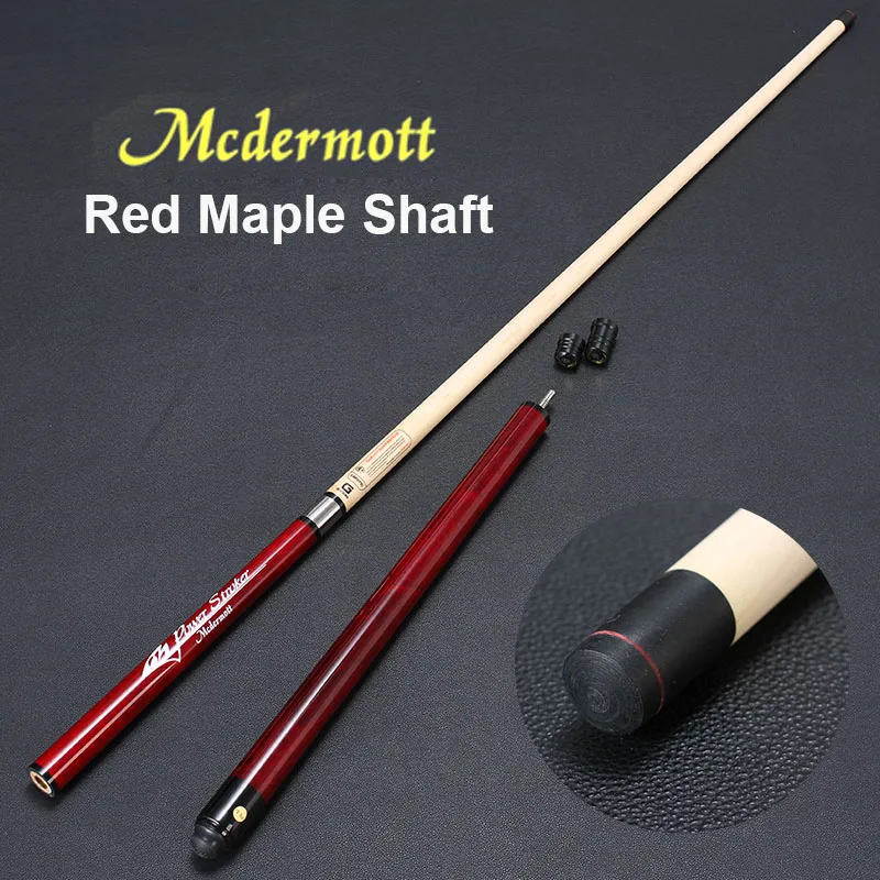 Red Maple Shaft McDermott пробойник прыжок кий 13 мм наконечник 144 см длина кленовый ясень опция красный синий черный Сделано в Китае - Color: Red Maple Shaft