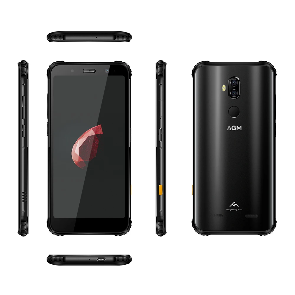 Официальный AGM X3 5 99 'ɴG смартфон 8G + 64G SDM845 Android 8 1 IP68 водонепроницаемый