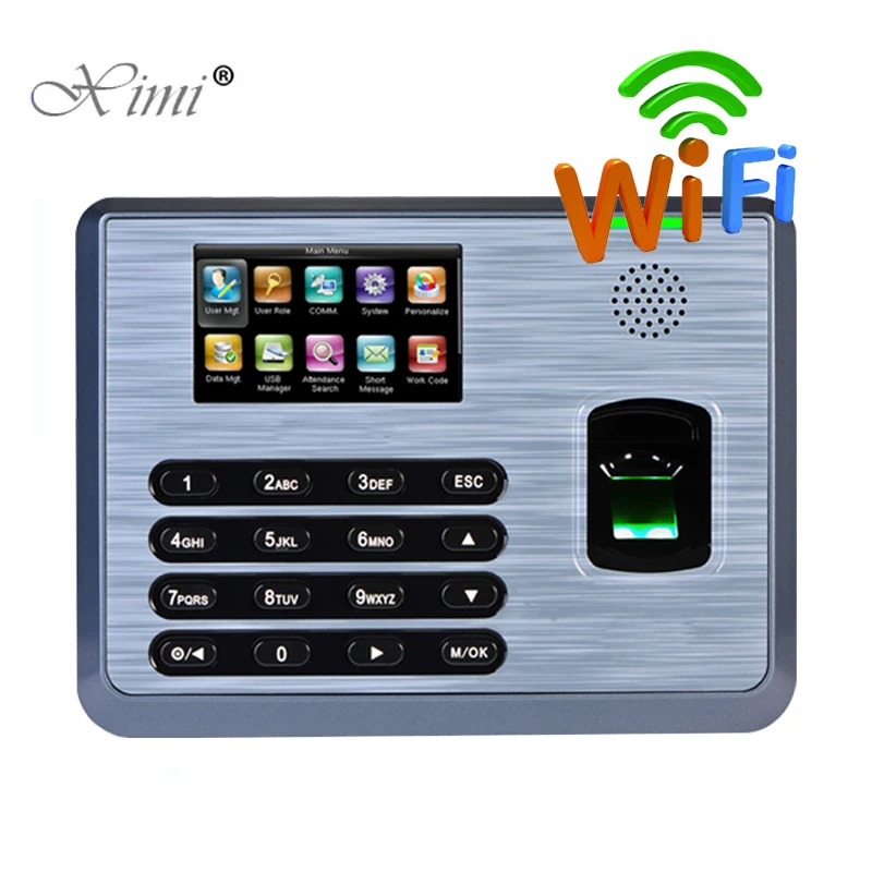 ZK TX628 биометрический отпечаток пальца посещаемость времени с WIFI TCP/IP RS232/485 Linux