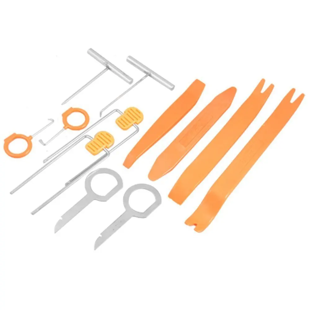 

Hot 4/12pcs Kit Car Disassembly Tools Car DVD Stereo Refit Tools Interior Plastic Trim Panel Dashboard Installation Removal BX