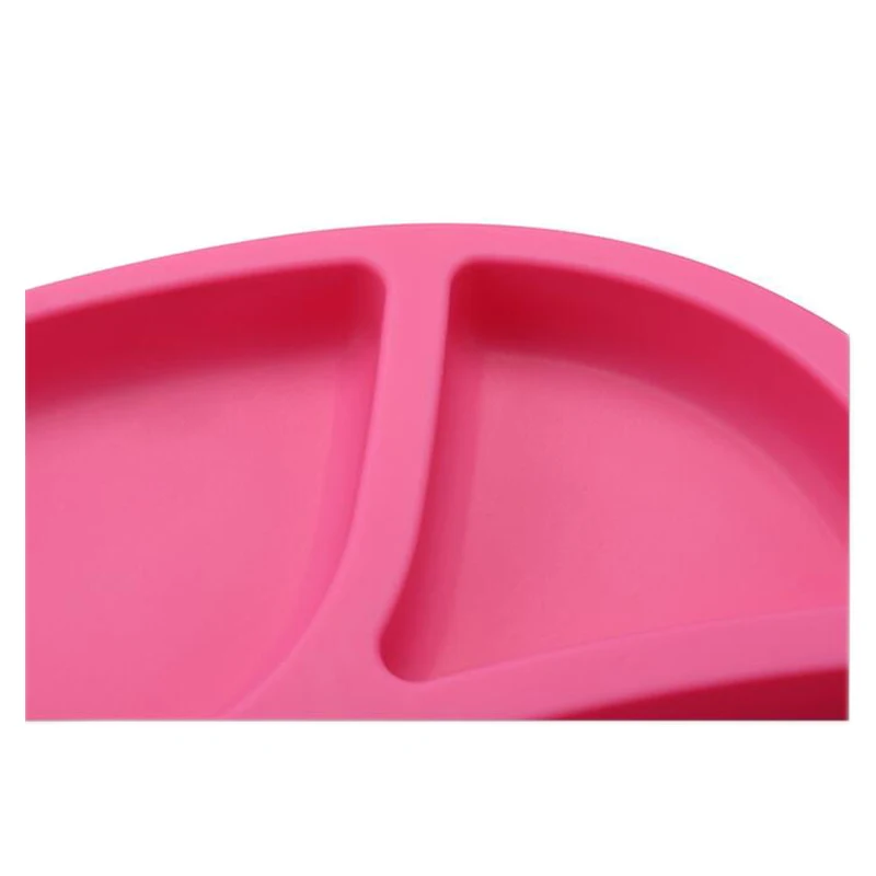 

Silicone Baby Dinner Plate Slip-resistant One Piece Silicone Baby Feeding Food Placemat Bowl Children Dishes Tableware JK882189