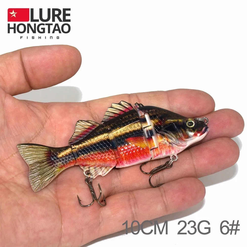 Извлечь HONGTAO 100 мм/23 г Swimbait Приманка Блесен хорошее качество Иска Искусственный
