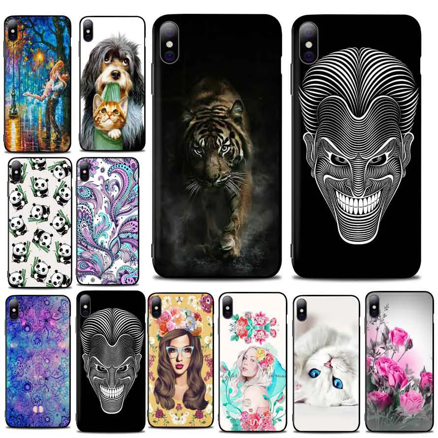 2018 мягкие для Iphone 5 5S SE мультфильм силиконовый чехол задней панели с рисунками