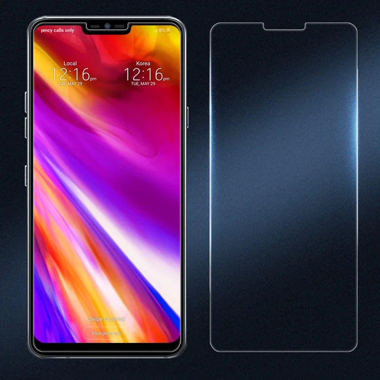 

Твердость 9H, HD закаленное стекло, защитная пленка, Защитная пленка для LG G7 ThinQ