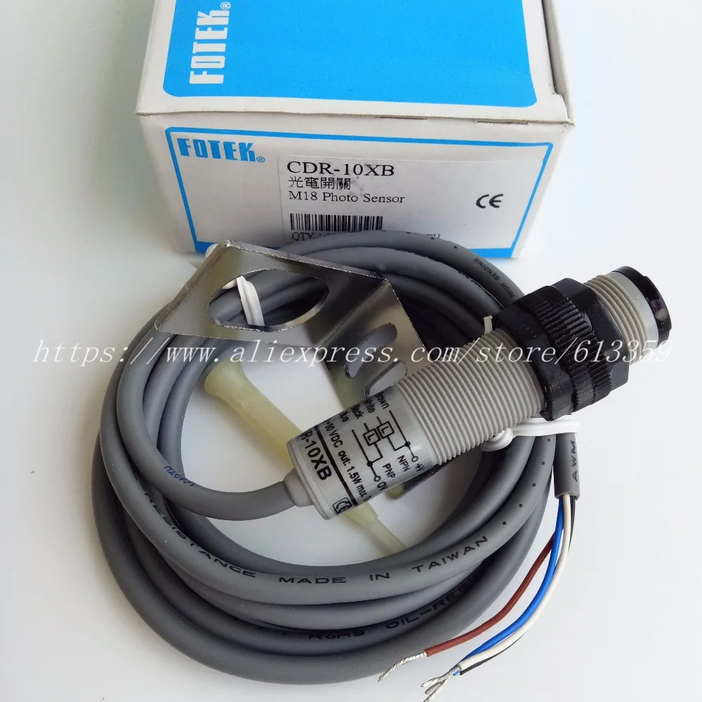 CDR-10XB FOTEK M18 NC трубчатого типа Фотоэлектрические датчики и фото Сенсор 10-30 В постоянного тока