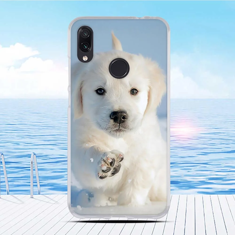 Милый чехол для Xiaomi Redmi Note 7 Pro Чехол с рисунком принтом Примечание бампер 3D Coque 6 3